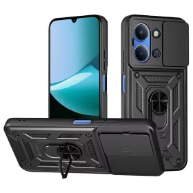   Techsuit - CamShield ütésálló tok - Xiaomi Redmi 15C 4G / Redmi 15C 5G - Fekete