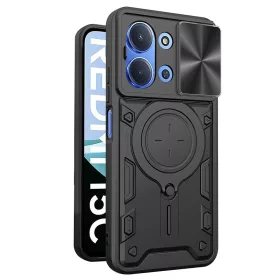   Techsuit - CamGuard Pro ütésálló tok - Xiaomi Redmi 15C 4G / Redmi 15C 5G - Fekete