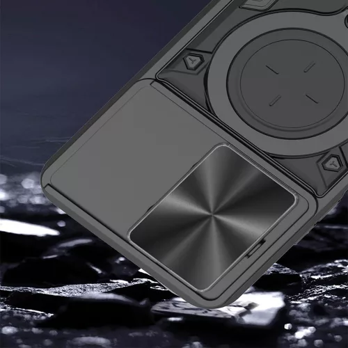 Techsuit - CamGuard Pro ütésálló tok - Xiaomi Redmi 15C 4G / Redmi 15C 5G - Fekete