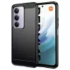 Techsuit - Carbon szilikon tok - Xiaomi Redmi 15 4G /  Redmi 15 5G - Fekete