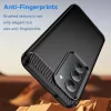 Techsuit - Carbon szilikon tok - Xiaomi Redmi 15 4G /  Redmi 15 5G - Fekete