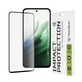   Techsuit - 111D Full Cover / Full Glue üvegfólia - Xiaomi Redmi 15 4G /  Redmi 15 5G - Fekete széllel
