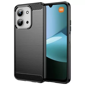   Techsuit - Carbon szilikon tok - Xiaomi Redmi 15C 4G / Redmi 15C 5G / Poco C85 4G - Fekete