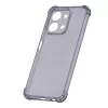 Techsuit - Shockproof Átlátszó Ütésálló Szilikon tok - Xiaomi Redmi 15C 4G / Redmi 15C 5G - Átlátszó fekete