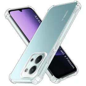   Techsuit - Shockproof Átlátszó Ütésálló Szilikon tok - Xiaomi Redmi 15C 4G / Redmi 15C 5G - Átlátszó