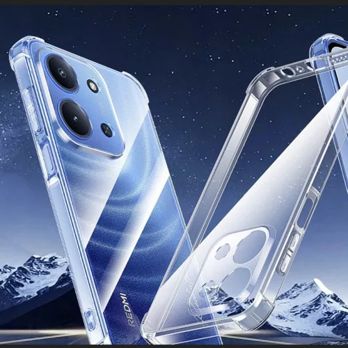 Techsuit - Shockproof Átlátszó Ütésálló Szilikon tok - Xiaomi Redmi 15C 4G / Redmi 15C 5G - Átlátszó