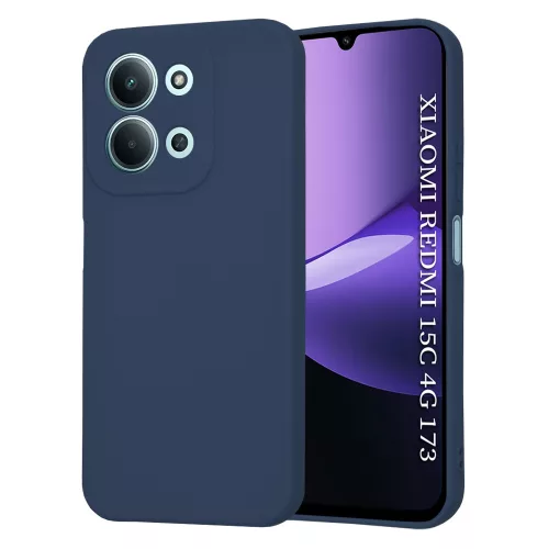 Techsuit - SoftFlex szilikon tok - Xiaomi Redmi 15C 4G / Redmi 15C 5G - Sötétkék