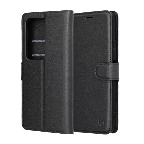 Techsuit - Leather Folio - Xiaomi Redmi 15 4G / Redmi 15 5G - Black