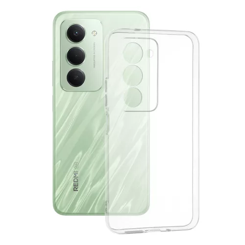 Techsuit - Clear Silicone tok - Xiaomi Redmi 15 4G / Redmi 15 5G - Átlátszó
