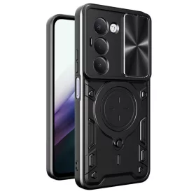   Techsuit - CamGuard Pro ütésálló tok - Xiaomi Redmi 15 4G / Redmi 15 5G - Fekete