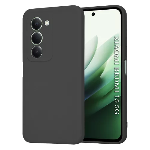 Techsuit - SoftFlex szilikon tok - Xiaomi Redmi 15 4G / Redmi 15 5G - Fekete