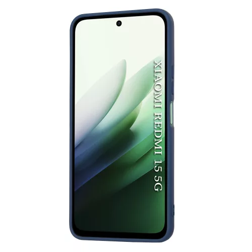 Techsuit - SoftFlex szilikon tok - Xiaomi Redmi 15 4G / Redmi 15 5G - Sötétkék