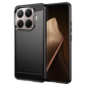 Techsuit - Carbon szilikon tok - Xiaomi 15T Pro - Fekete