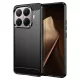 Techsuit - Carbon szilikon tok - Xiaomi 15T Pro - Fekete