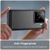 Techsuit - Carbon szilikon tok - Xiaomi 15T Pro - Fekete