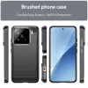 Techsuit - Carbon szilikon tok - Xiaomi 15T Pro - Fekete