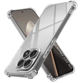   Techsuit - Shockproof Átlátszó Ütésálló Szilikon tok - Xiaomi 15T - Átlátszó