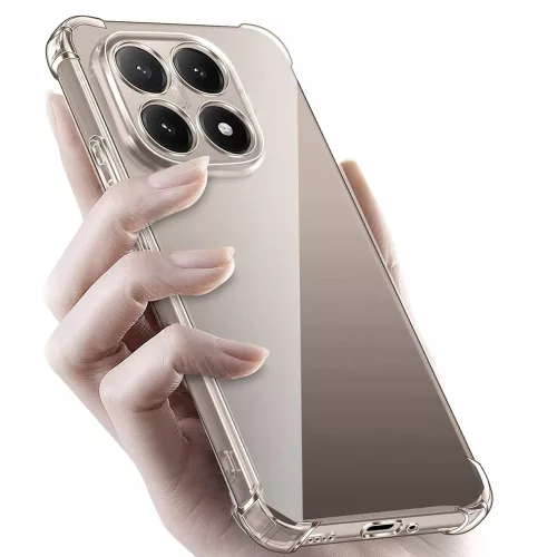 Techsuit - Shockproof Átlátszó Ütésálló Szilikon tok - Xiaomi 15T - Átlátszó
