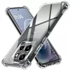 Techsuit - Shockproof Átlátszó Ütésálló Szilikon tok - Motorola Moto G86 Power - Átlátszó