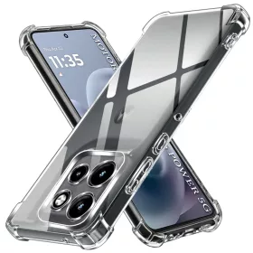   Techsuit - Shockproof Átlátszó Ütésálló Szilikon tok - Motorola Moto G86 Power - Átlátszó