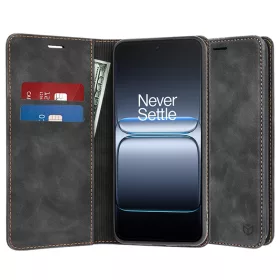   Techsuit - Confy Cover kinyitható tok - OnePlus Nord 5 - Fekete