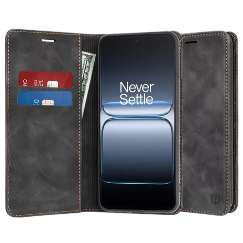 Techsuit - Confy Cover kinyitható tok - OnePlus Nord 5 - Fekete