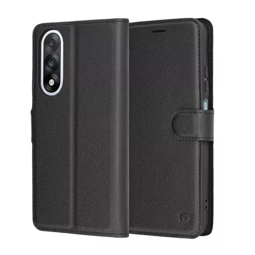 Techsuit - Leather Folio - OnePlus Nord 5 - Black