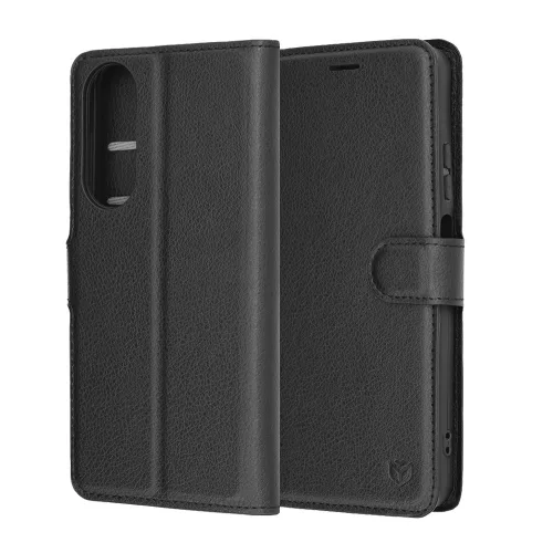 Techsuit - Leather Folio - OnePlus Nord 5 - Black