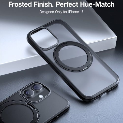 Torras - Ostand Pro MagSafe Series tok - iPhone 17 - Fekete