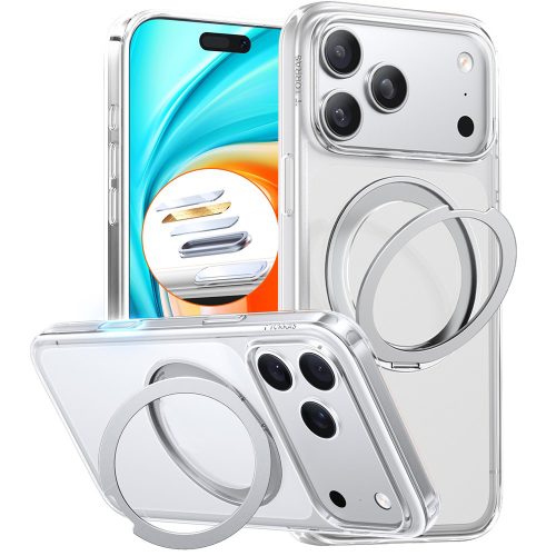 Torras - Ostand Pro MagSafe  Series tok - iPhone 17 Pro - Átlátszó