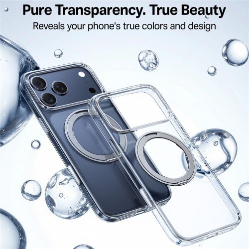 Torras - Ostand Pro MagSafe  Series tok - iPhone 17 Pro - Átlátszó