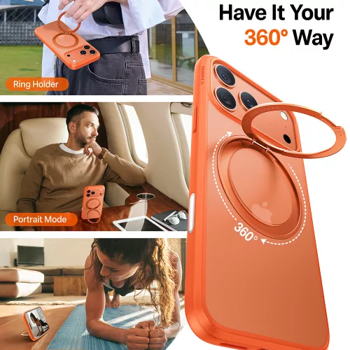 Torras - Ostand Pro MagSafe  Series - iPhone 17 Pro - Orange
