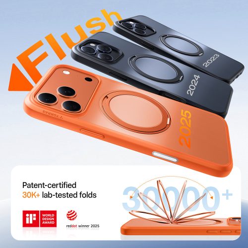 Torras - Ostand Pro MagSafe Series tok - iPhone 17 Pro Max - Narancssárga