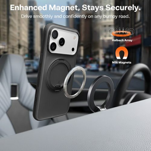 Torras - Ostand R Fitness Series tok - iPhone 17 Pro - Fekete