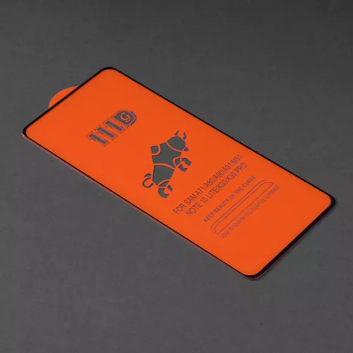 Techsuit - 111D Full Cover / Full Glue üvegfólia - Huawei P smart 2021 - Fekete széllel