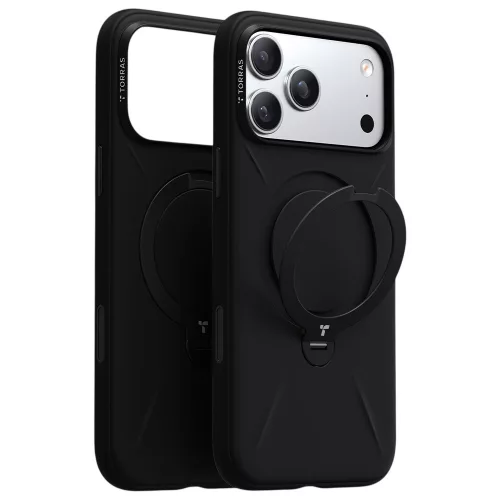 Torras - QPRO Silicone Series - iPhone 17 Pro - Black