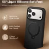 Torras - QPRO Silicone Series - iPhone 17 Pro - Black