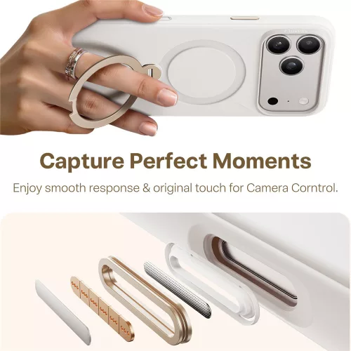 Torras - QPRO Silicone Series - iPhone 17 Pro - White