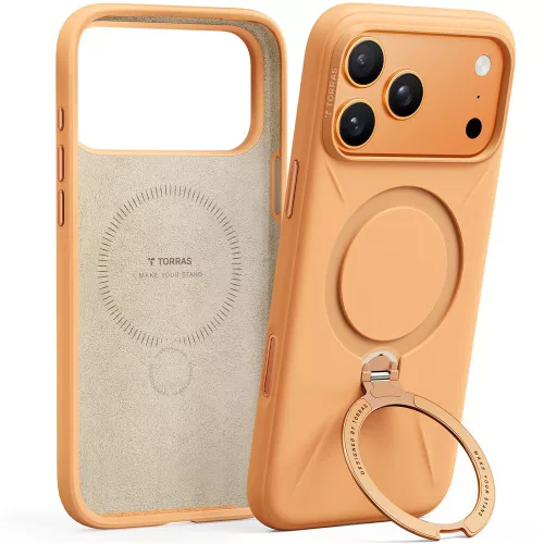 Torras - QPRO Silicone Series - iPhone 17 Pro - Orange