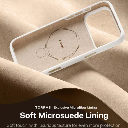 Torras - QPRO Silicone Series - iPhone 17 Pro Max - White