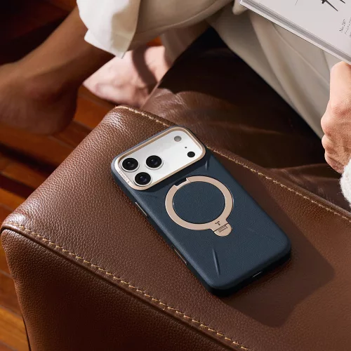 Torras - QPRO Leather Series - iPhone 17 Pro - Black