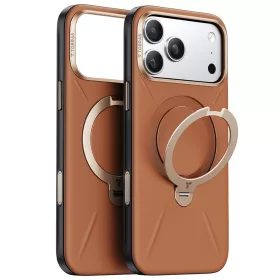 Torras - QPRO Leather Series - iPhone 17 Pro - Brown
