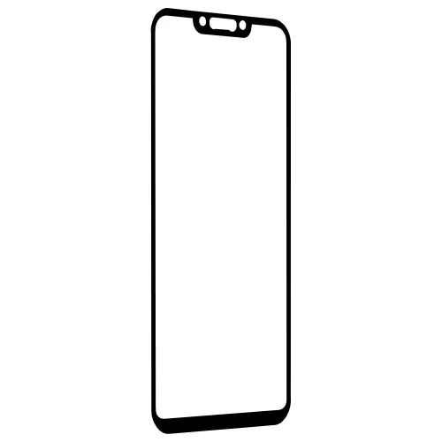 Techsuit - 111D Full Cover / Full Glue üvegfólia - Huawei Mate 20 Lite / Nova 3 / Nova 3i / P Smart Plus - Fekete széllel