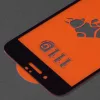 Techsuit - 111D Full Cover / Full Glue üvegfólia - iPhone 7 / iPhone 8 / iPhone SE 2, SE 2020 / iPhone SE 3, SE 2022 - Fekete széllel