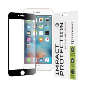   Techsuit - 111D Full Cover / Full Glue üvegfólia - iPhone 6 Plus / iPhone 6s Plus - Fekete széllel