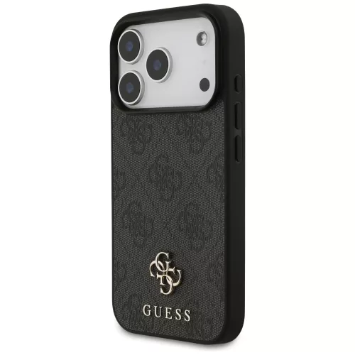 Guess - 4G Kis és Klasszikus Logó MagSafe (GUHMP17LP4SM4MK) - iPhone 17 Pro - Fekete