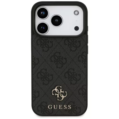 Guess - 4G Kis és Klasszikus Logó MagSafe (GUHMP17LP4SM4MK) - iPhone 17 Pro - Fekete
