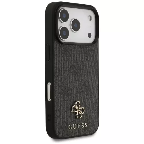 Guess - 4G Kis és Klasszikus Logó MagSafe (GUHMP17LP4SM4MK) - iPhone 17 Pro - Fekete