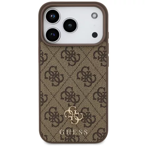 Guess - 4G Kis és Klasszikus Logó MagSafe (GUHMP17LP4SM4MW) - iPhone 17 Pro - Barna