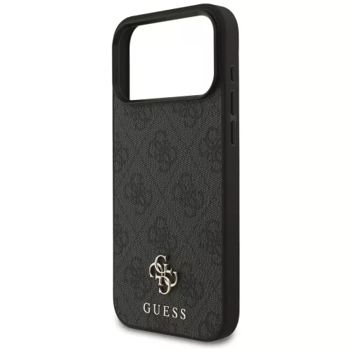 Guess - 4G Kis és Klasszikus Logó MagSafe (GUHMP17XP4SM4MK) - iPhone 17 Pro Max - Fekete
